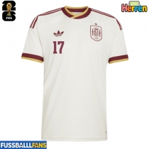 Spanien Nico Williams #17 Auswärtstrikot EM 2024 Kurzarm